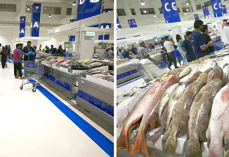XJ-HBL Highbay in Dubai Seafood market.