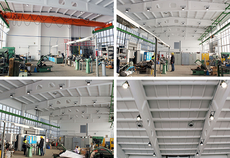 XJ-HBL150W installed in a new factory from Germany