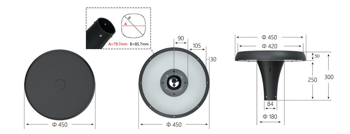 GDA SERIES_SEEKING LED-LIGHTING LIMITED Dimension