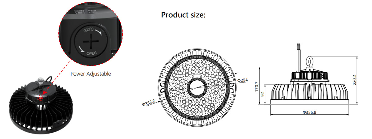 HBK SERIES_SEEKING LED-LIGHTING LIMITED Dimension