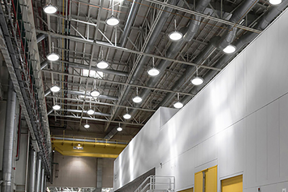 LED High Bay Light Upgrade in a European Factor...