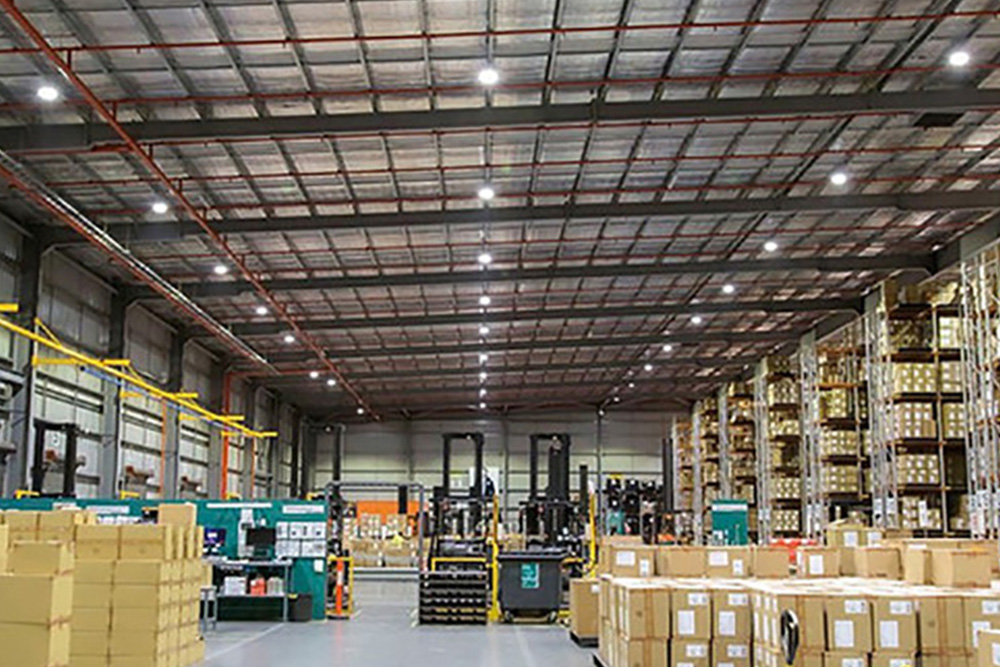 LED High Bay Light Upgrade in a European Wareho...