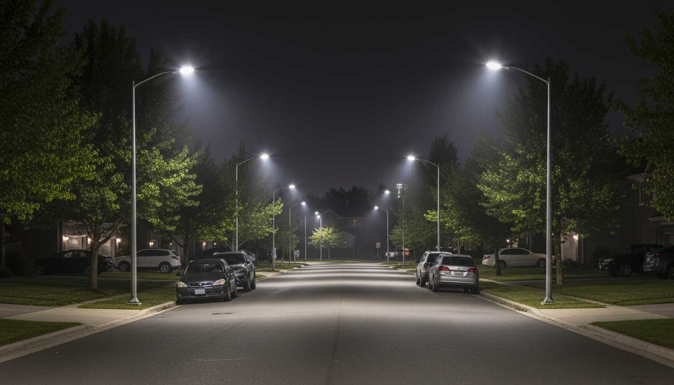 SEEKINGLED LED street lights safe road lighting without glare