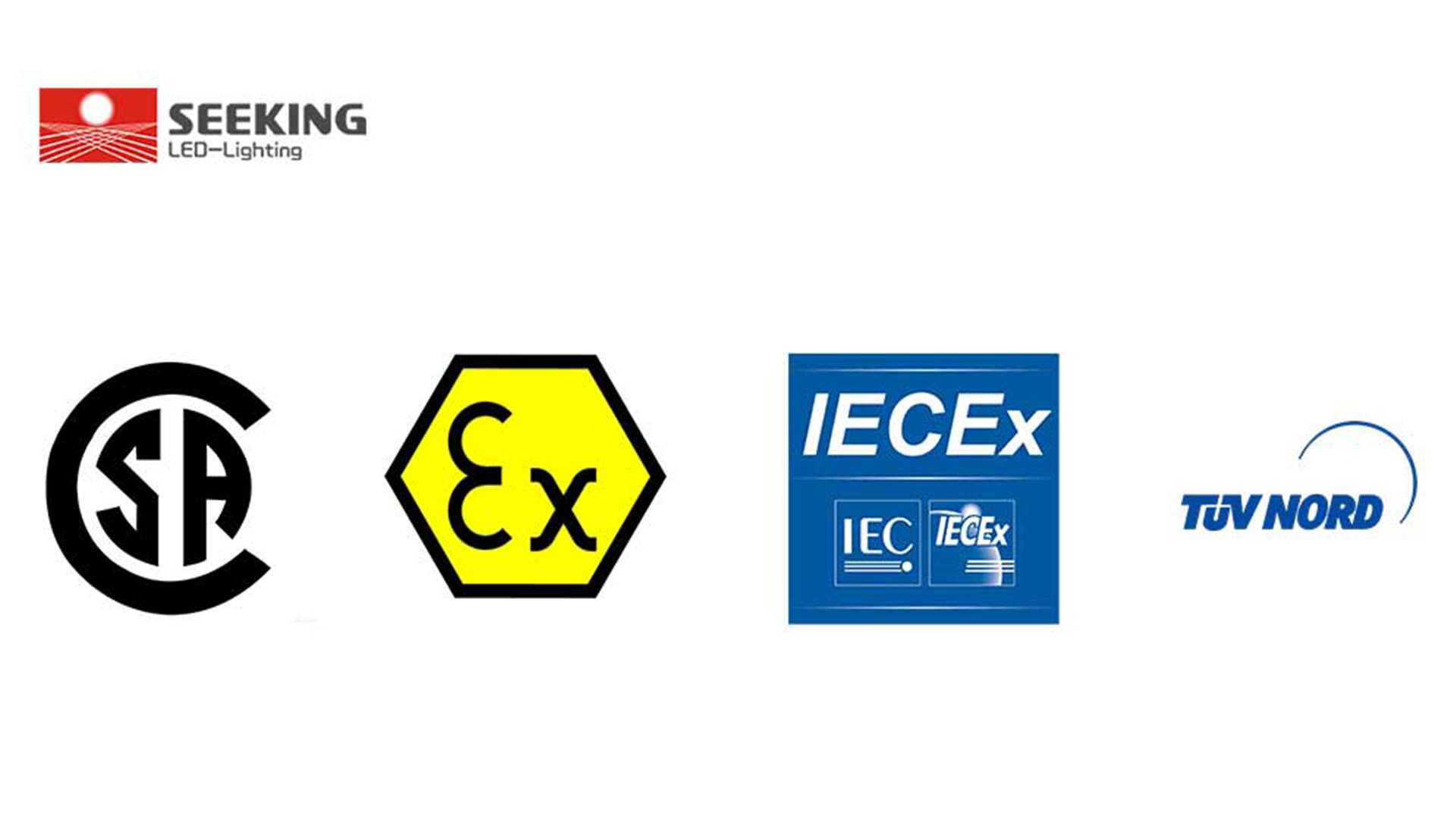 Explosion-Proof Lights installed in hazardous areas with ATEX and IECEx approval