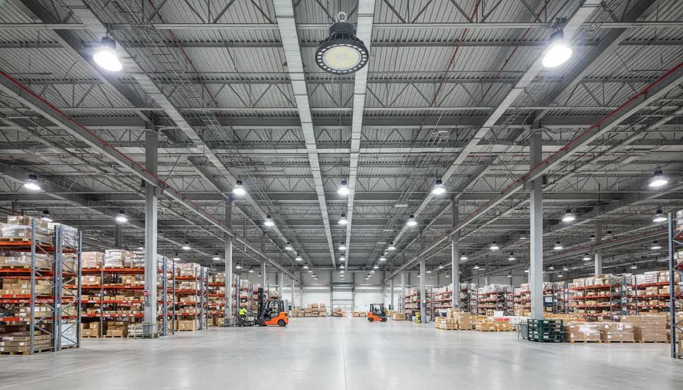 UFO High Bay LED Lighting That Actually Works in Industrial Spaces（images 1）
