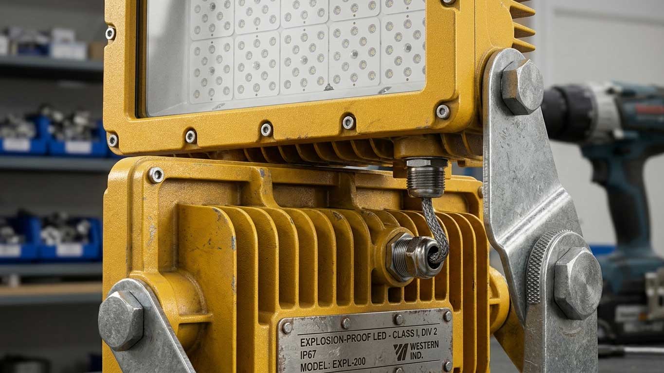 what are explosion proof lights cast from？（images 1）