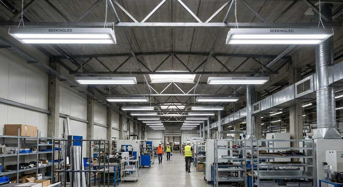 4 ft Linear LED High Bay Lights for Aisles and Variable Ceiling Heights（images 2）