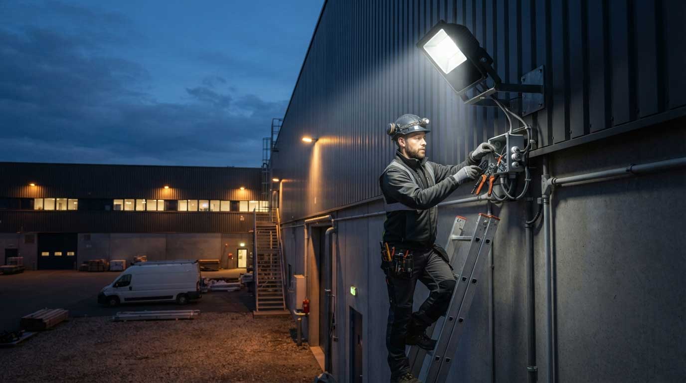 How to Connect LED Flood Light? 1 3hgfdsjhgfdhfdsag