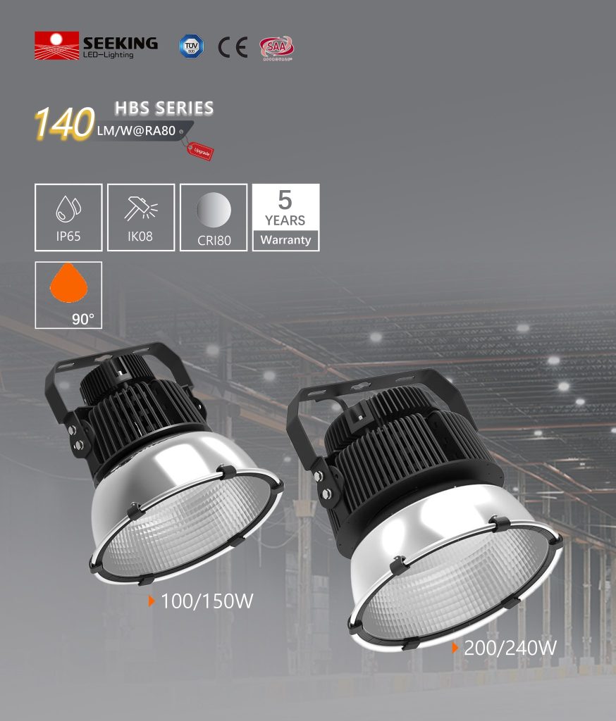 LED High Bay Lighting for Logistics Warehouse: HBS 150W Upgrade at TNT Germany（images 1）