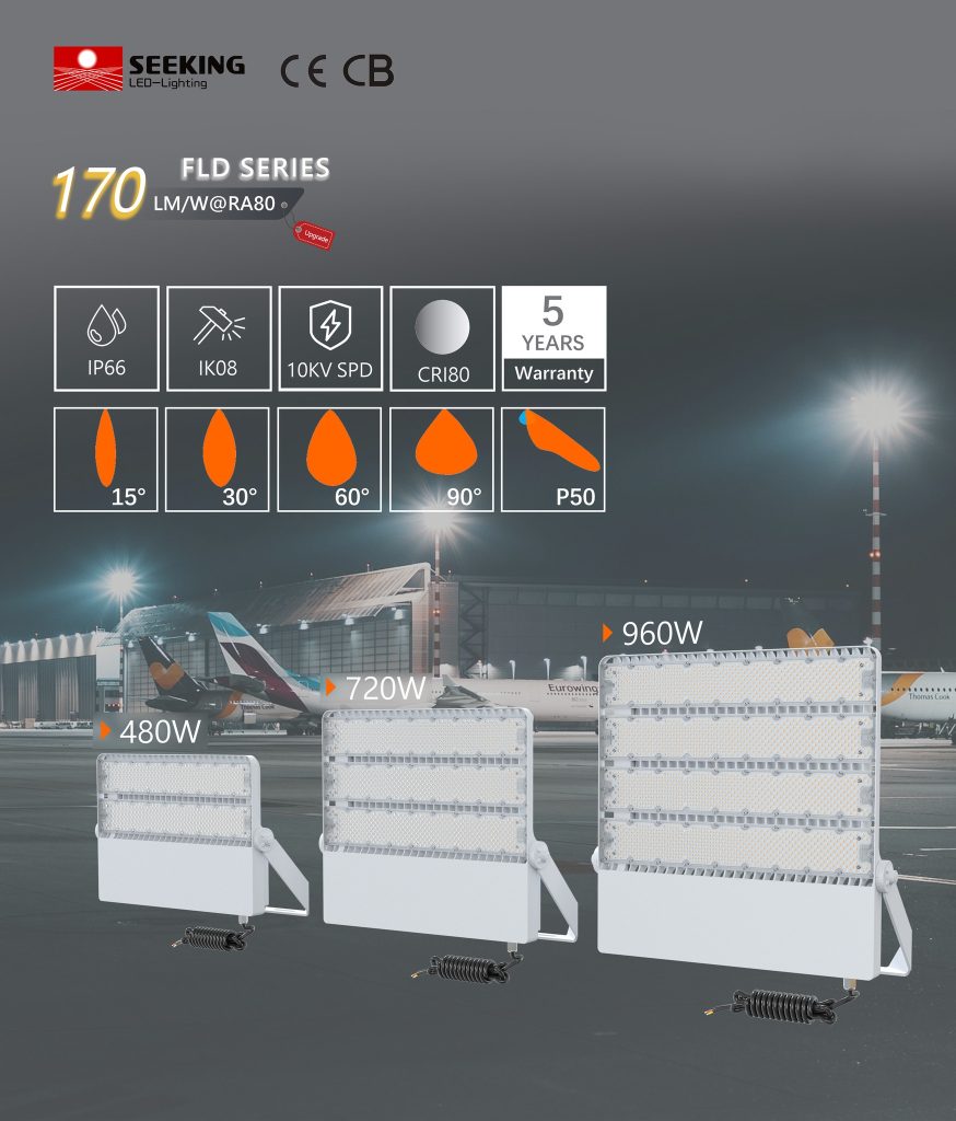 LED Stadium Lighting for High School Rugby Field: FLD 720W Upgrade at St. Francis Xavier（images 1）