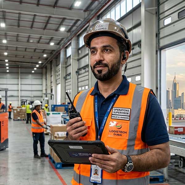 Operations supervisor in food processing warehouse