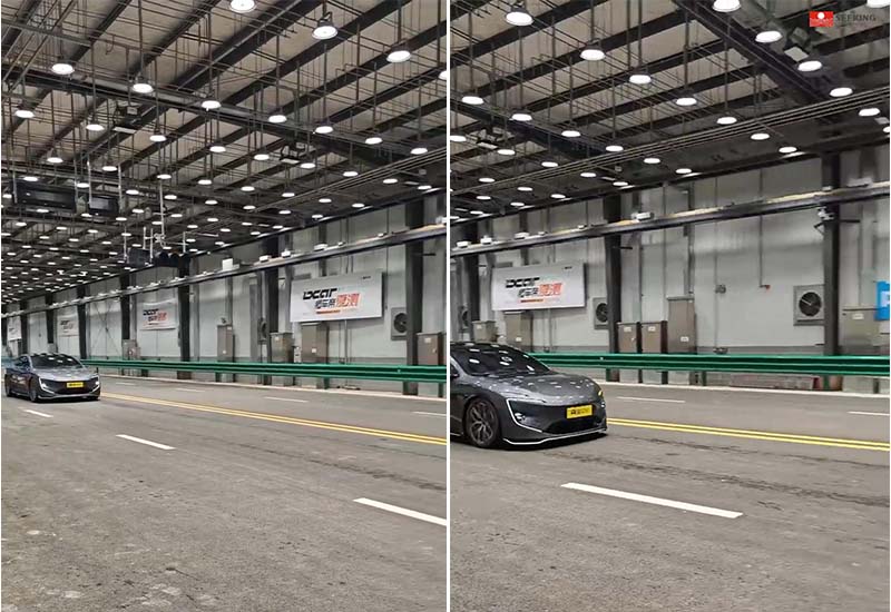 LED High Bay Light Used in Automobile Field Testing（images 2）