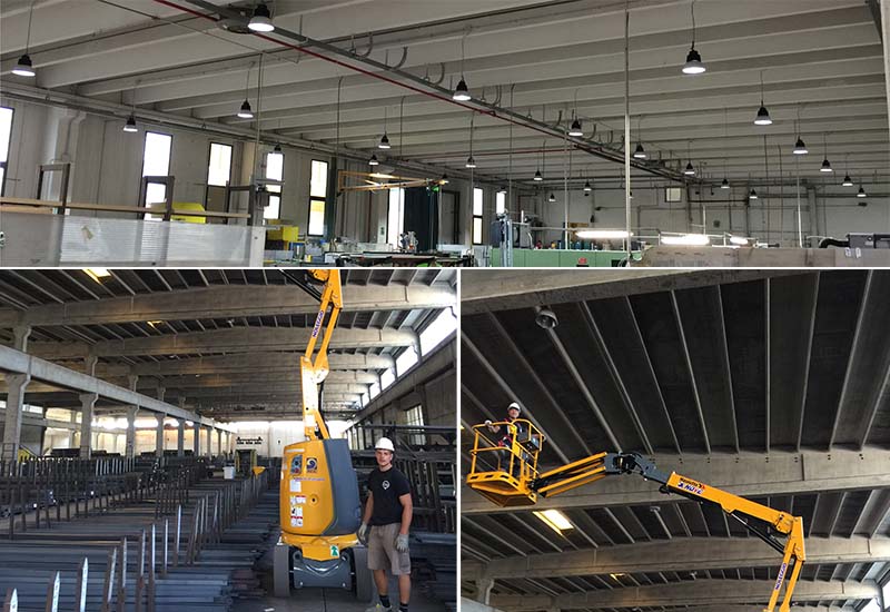 Industrial LED High Bay Lighting Upgrade: XJ-HBS150W Application in Italy（images 2）