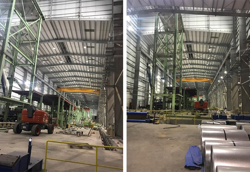 400W Metal Halide Replacement with LED High Bay: XJ-HBS130W in Germany（images 2）