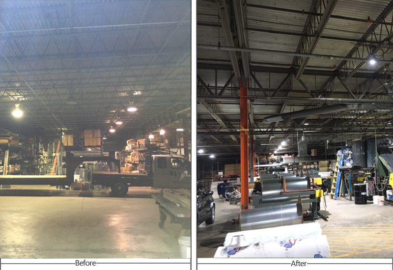LED High Bay Replacement for 400W Metal Halide: XJ-HBG150W Project in Germany（images 2）