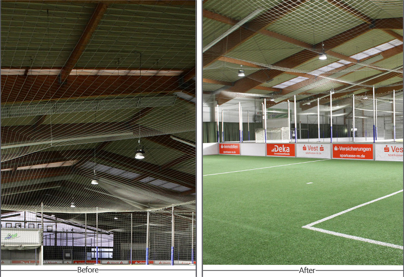 LED High Bay Lighting for Gym Spaces: XJ-HBL Series Used in a German Gym（images 2）
