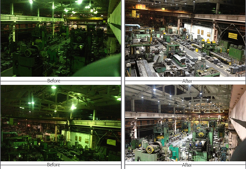 600W Metal Halide Replacement with LED High Bay: XJ-HBL150W Project in Germany（images 2）