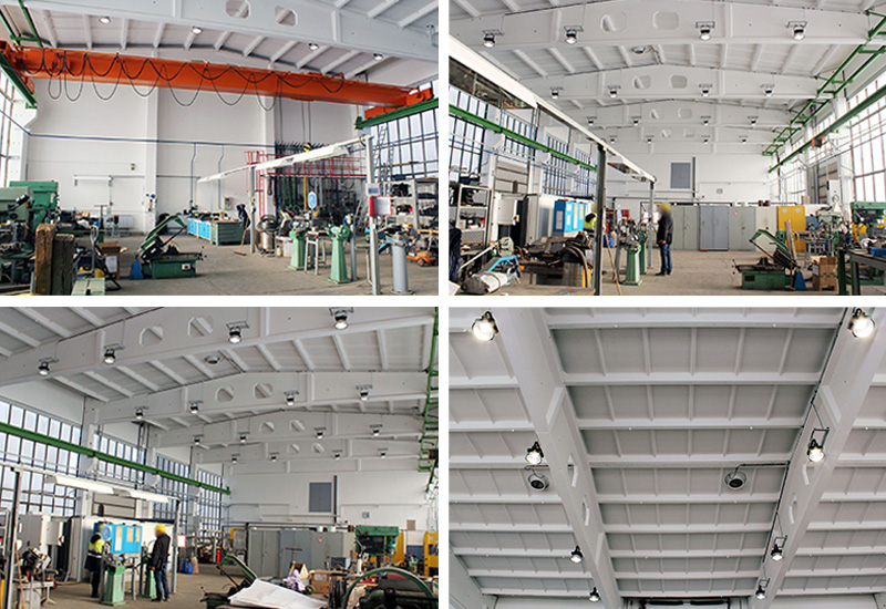 New Factory High Bay Lighting Installation: XJ-HBL150W Project in Germany（images 2）