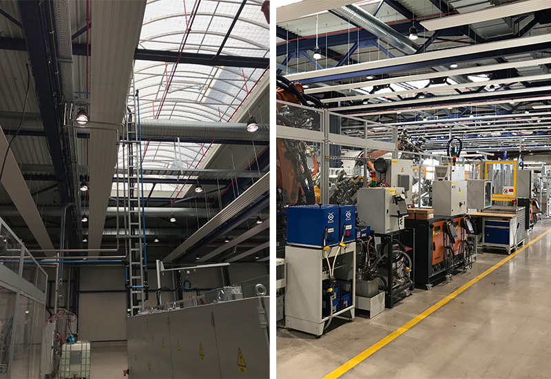 High Bay Lighting for Automotive Factory: XJ-HBS Application at Porsche Germany（images 2）