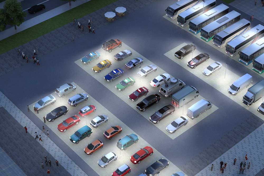 Outdoor Parking Lot LED Lighting Solutions for ...