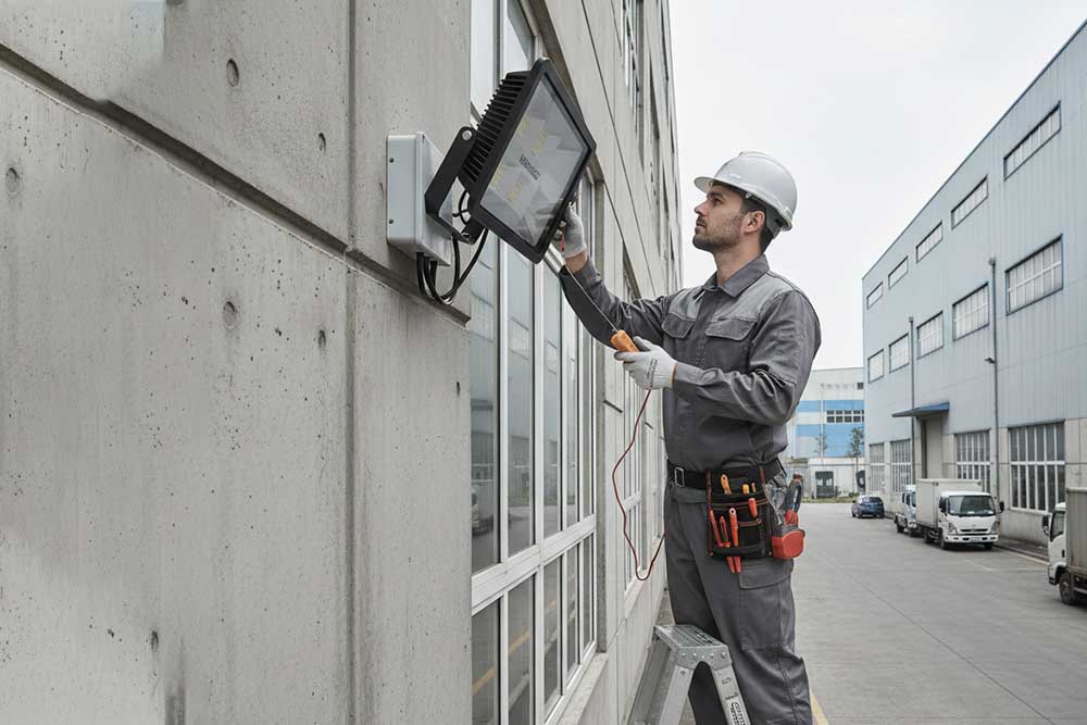 How to Fix LED Flood Light？