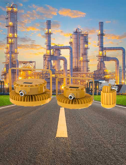 SEEKINGLED Explosion-Proof led High Bay lights  — Flameproof (Ex d) design, engineered for high-risk hazardous areas.