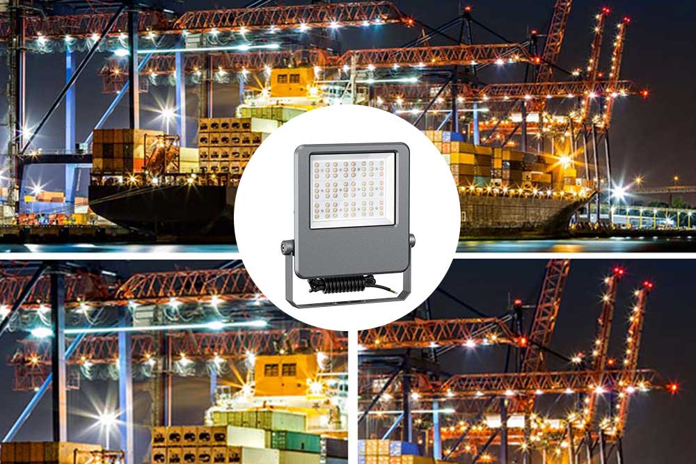 Nighttime Illumination at an Australian Contain...