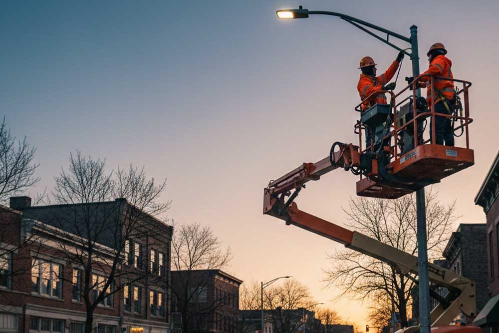 How to Install LED Street Light？