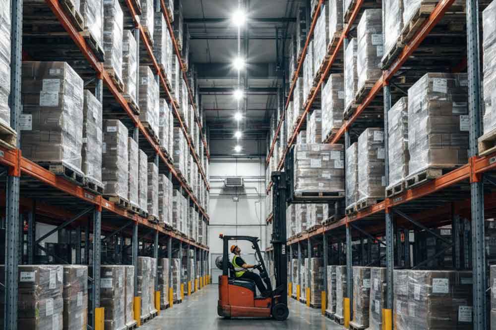 Glare Risks in Narrow Aisle LED High Bay Lighting