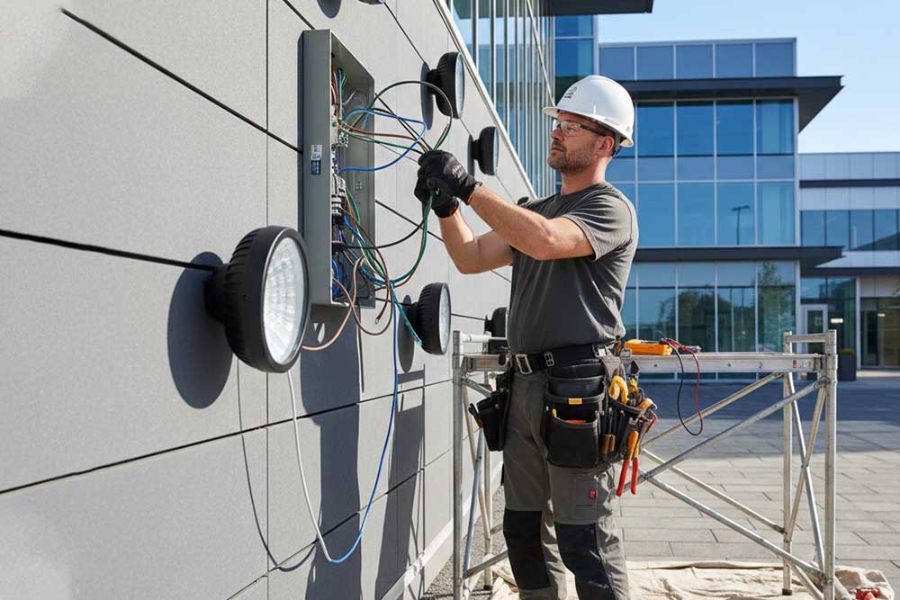 How to Wire LED Flood Lights？