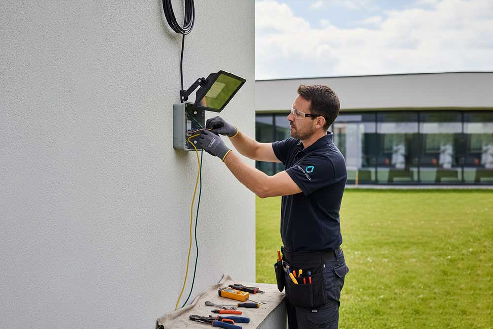 How to Wire a LED Flood Light?