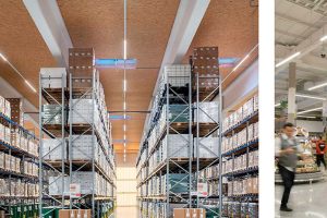 LED Linear Trunking Lighting System Used in Sho...