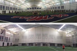 Sports Stadium LED Lighting at University of Mi...