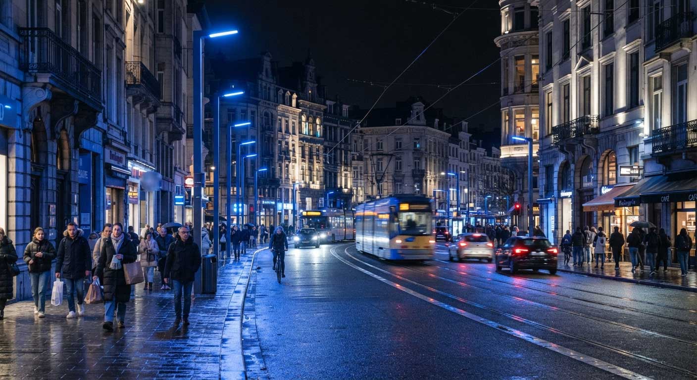 What Are the Blue LED Street Lights For? 1 1gfdshgfdjh