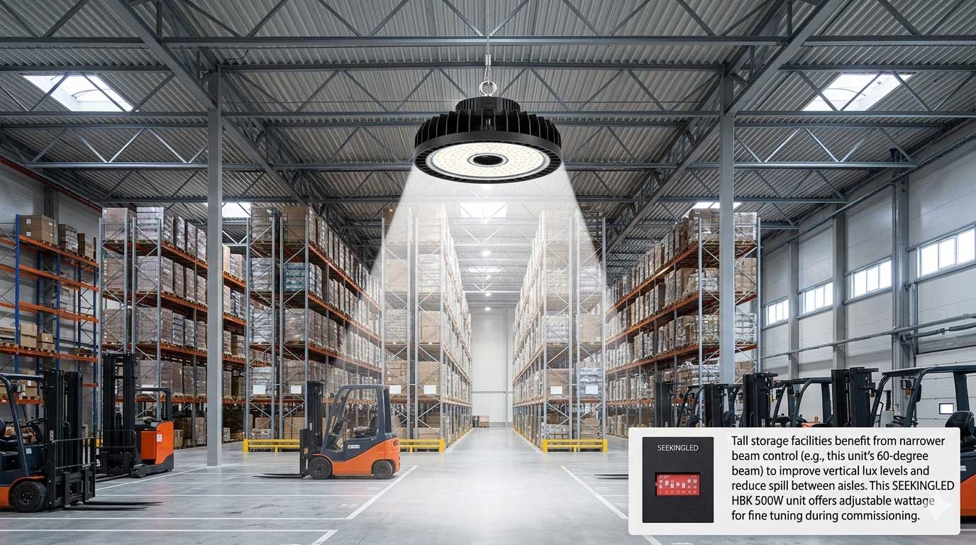 led high bay shop lights for Industrial Workshops: A Practical 500W Guide from the Field（images 1）