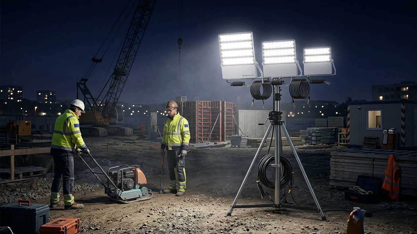 portable led flood lights: flexible lighting for real-world mobility（images 1）