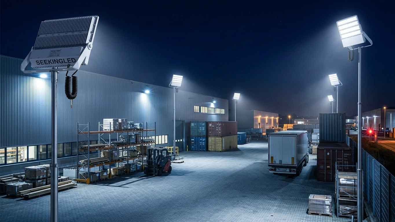 led flood light with lens: precision optics for controlled illumination（images 1）