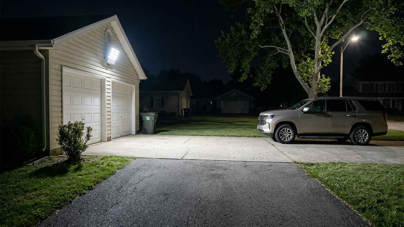 100 Watt LED Flood Light (What It Really Delivers Outdoors)（images 1）