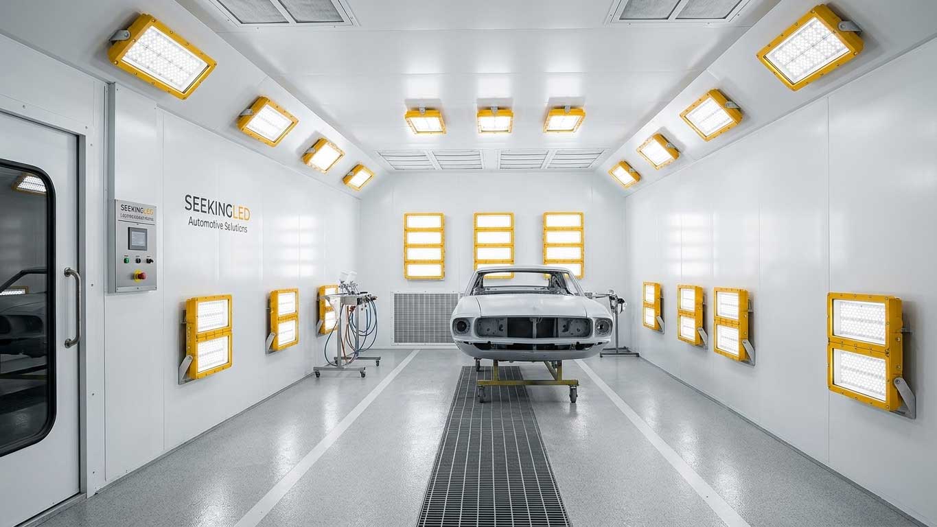 Paint Booth Light Fixtures &ndash; Safe Lighting Guide（images 1）