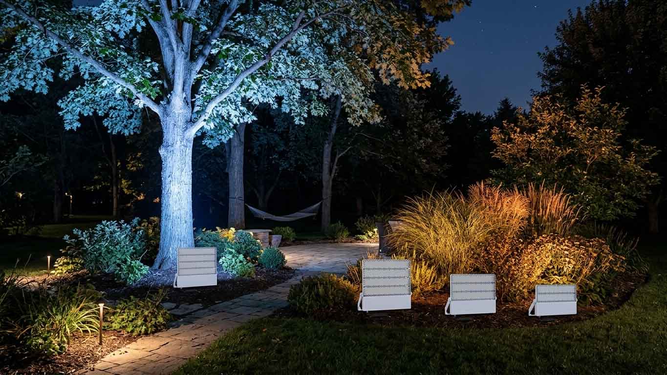 Colored LED Flood Lights (How They Actually Transform a Space)（images 1）