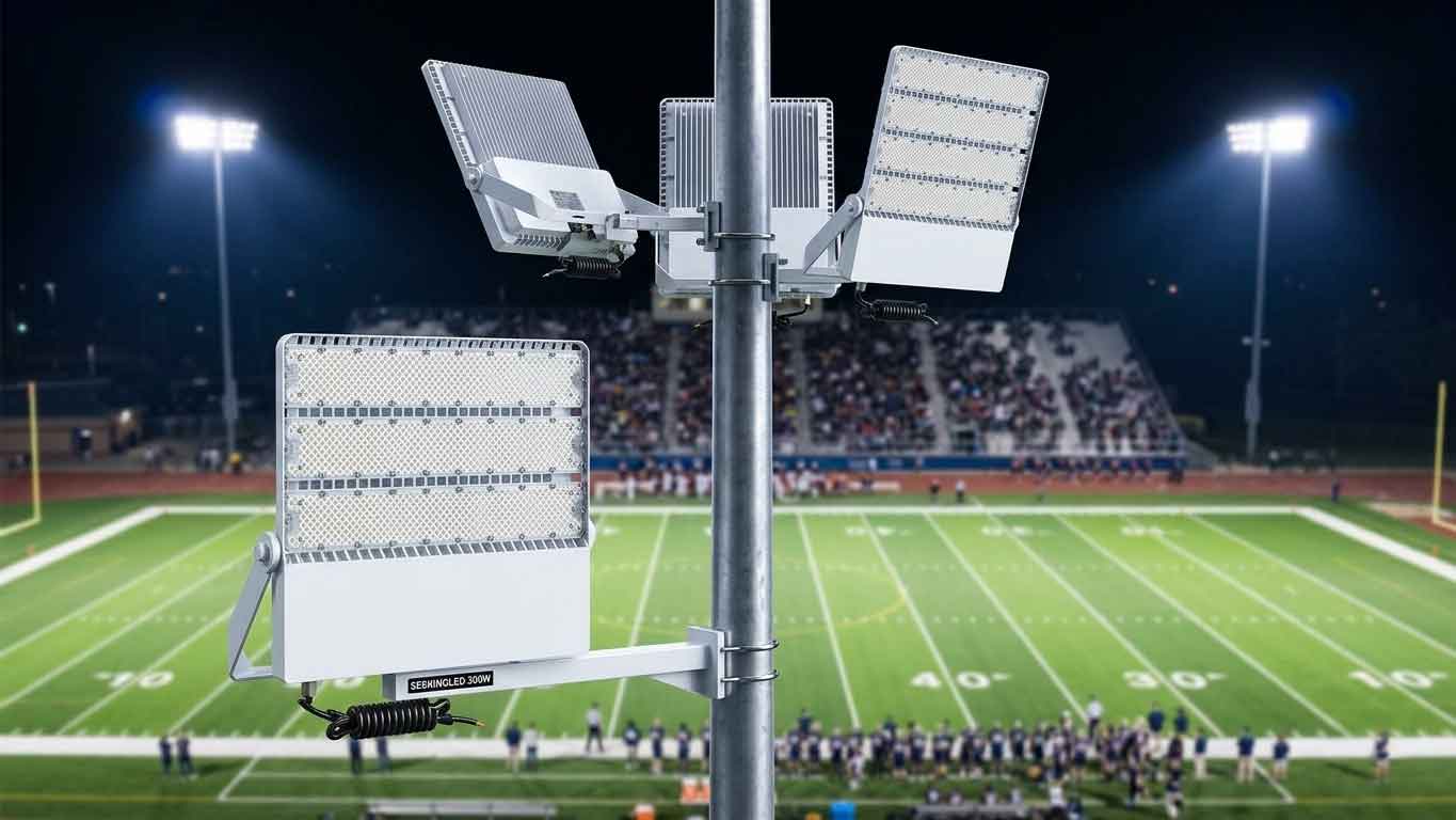 300w led flood light: high-output lighting engineered for large-scale outdoor use（images 2）