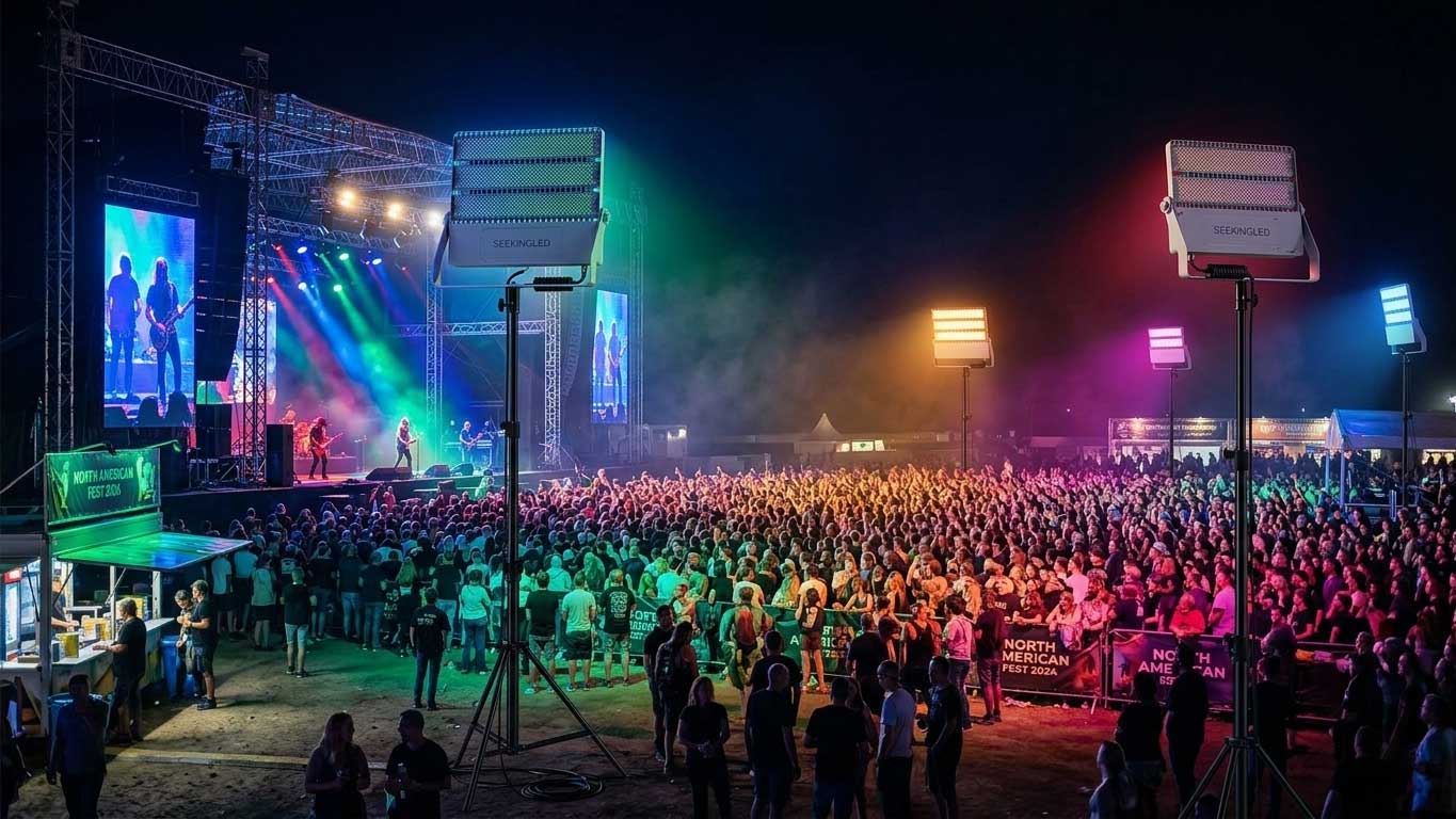 rgb led floodlight: controlled color for outdoor and architectural lighting（images 2）