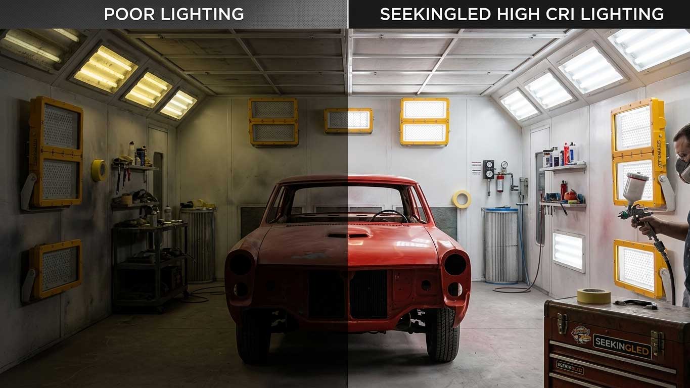 Paint Booth Light Fixtures &ndash; Safe Lighting Guide（images 2）