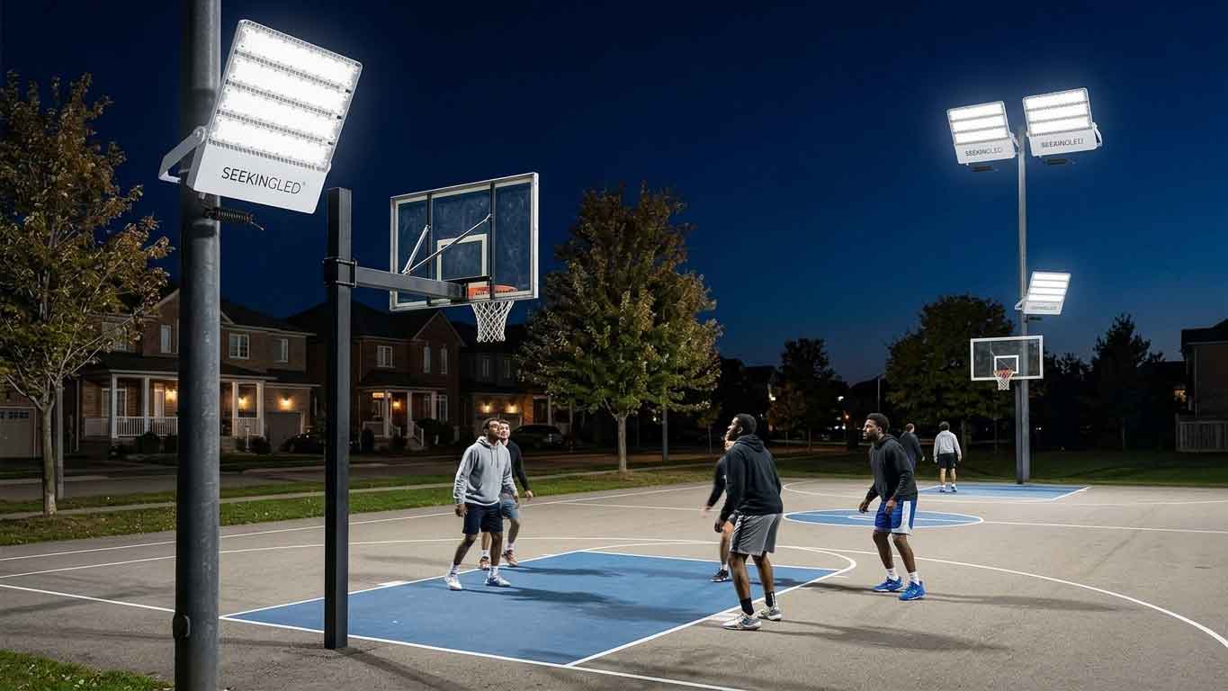 led flood light with lens: engineered beam control for real-world lighting（images 2）