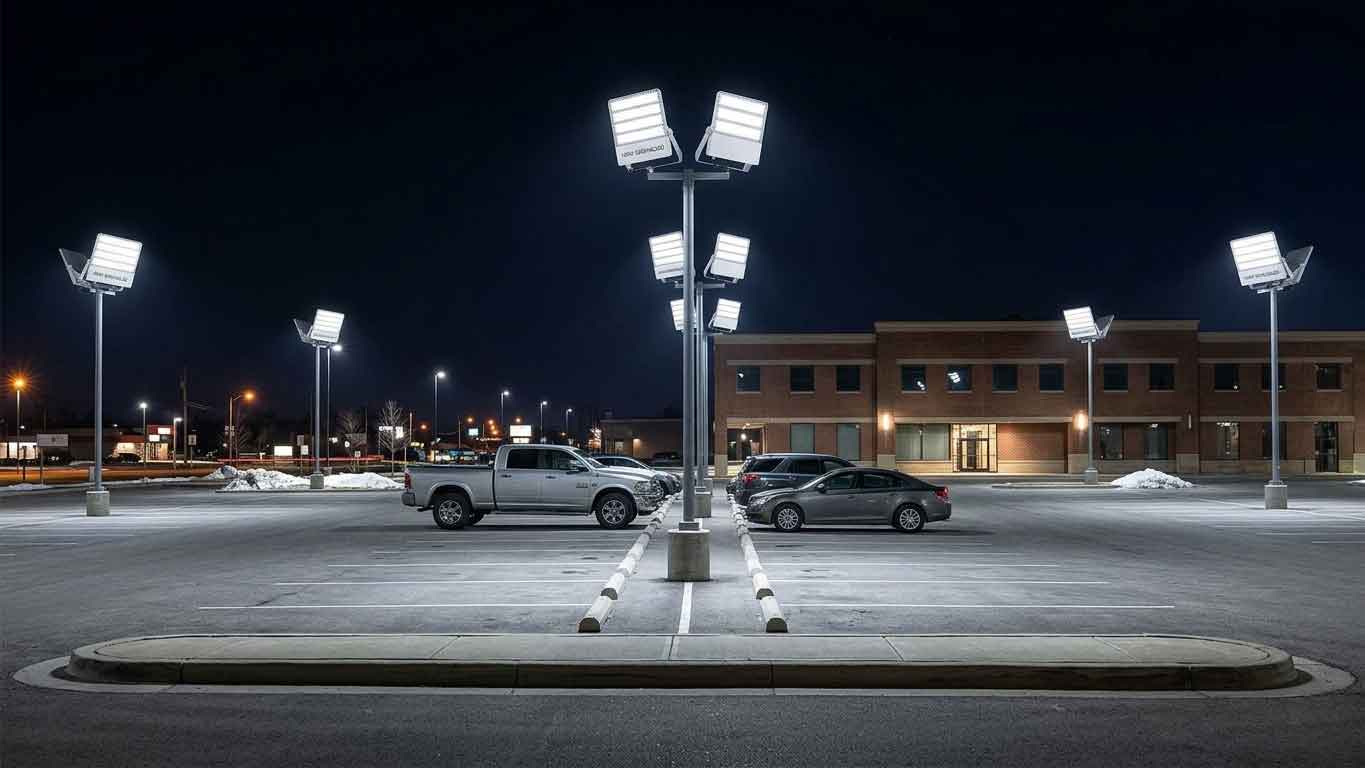 led floodlights 100w: efficient, reliable outdoor lighting for real applications（images 2）