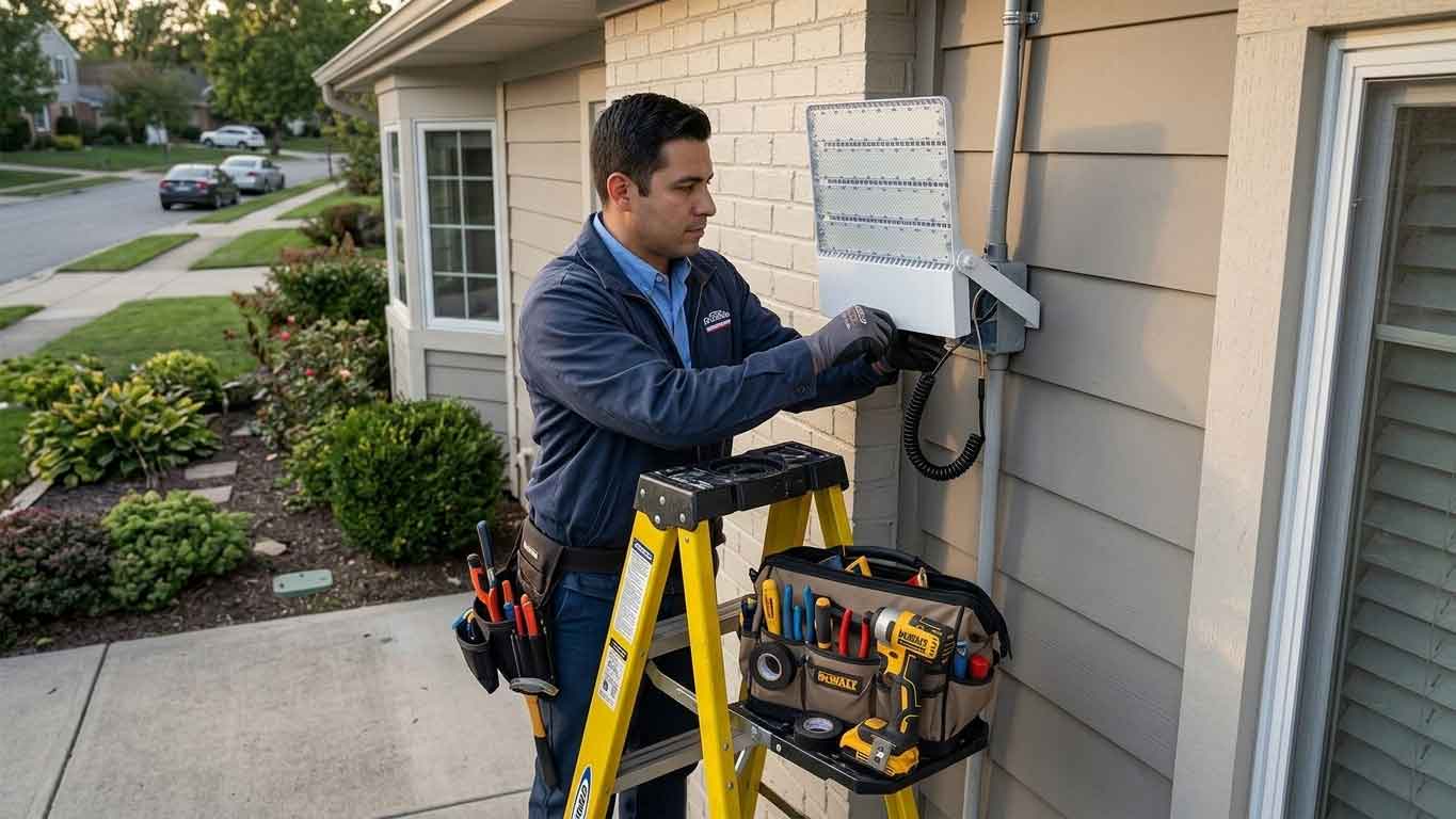 100 Watt LED Flood Light (What It Really Delivers Outdoors)（images 3）