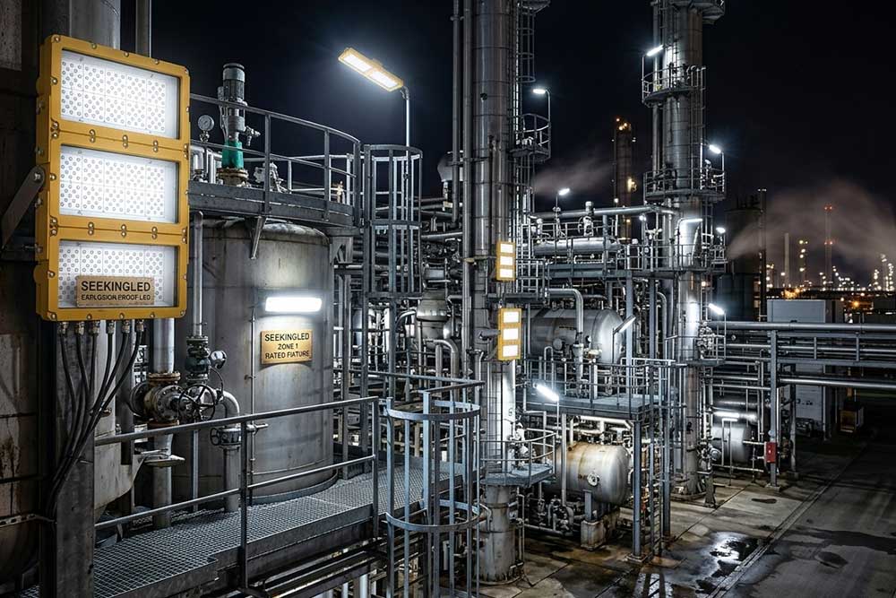 What does explosion proof lighting mean?