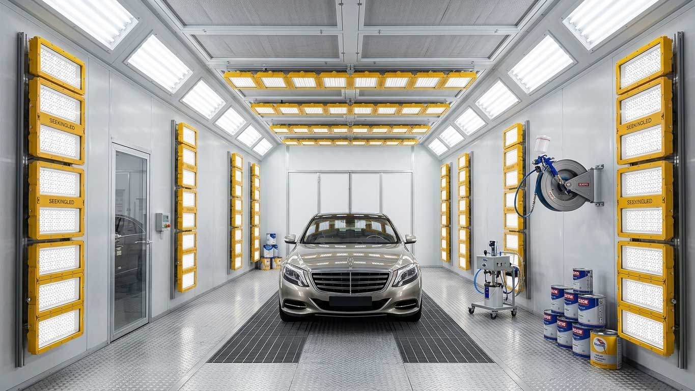 Paint Booth Light Fixtures &ndash; Safe Lighting Guide（images 3）