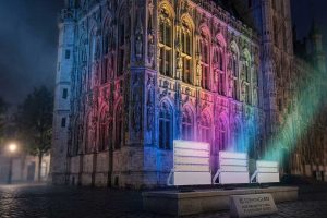 rgb led floodlight: controlled color for outdoo...