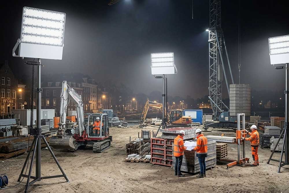 portable led flood lights: flexible lighting fo...